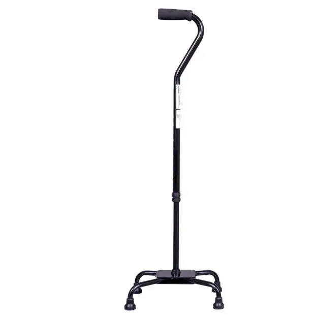 Heavy-Duty Quad Cane 225 kg, Large Base | MOBIAK